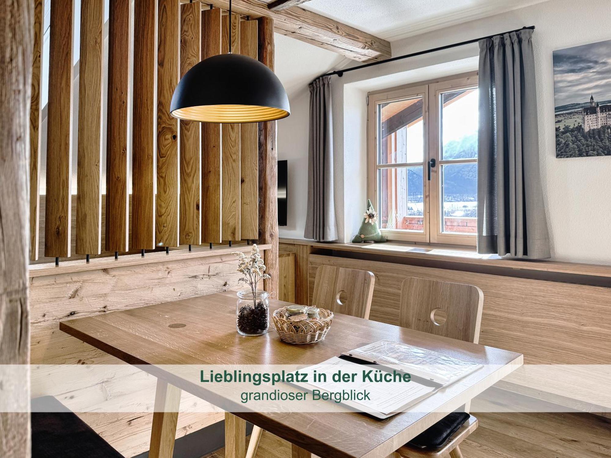 Chalet - Ferienwohnungen - Biohof Stoeger - Panoramasuedbalkon - Grandiose Aussicht Auf See, Berge Und Schloss Neuschwanstein Rieden Bagian luar foto